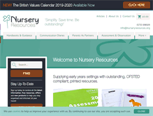 Tablet Screenshot of nurseryresources.org